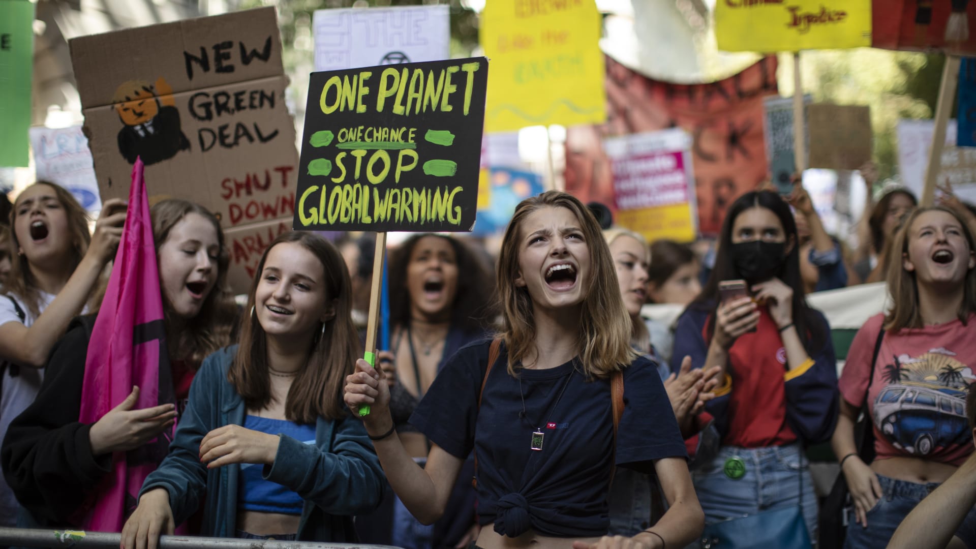 مظاهرات من أجل مواجهة التغير المناخي في العاصمة البريطانية لندن