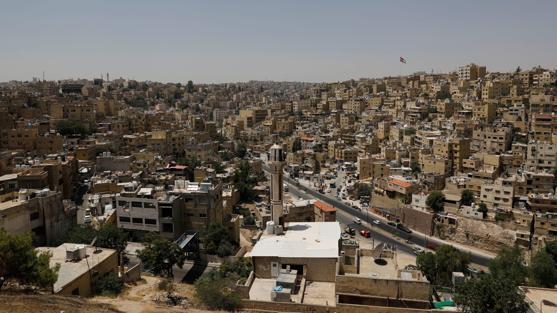 صورة عامة من العاصمة الأردنية، عمان