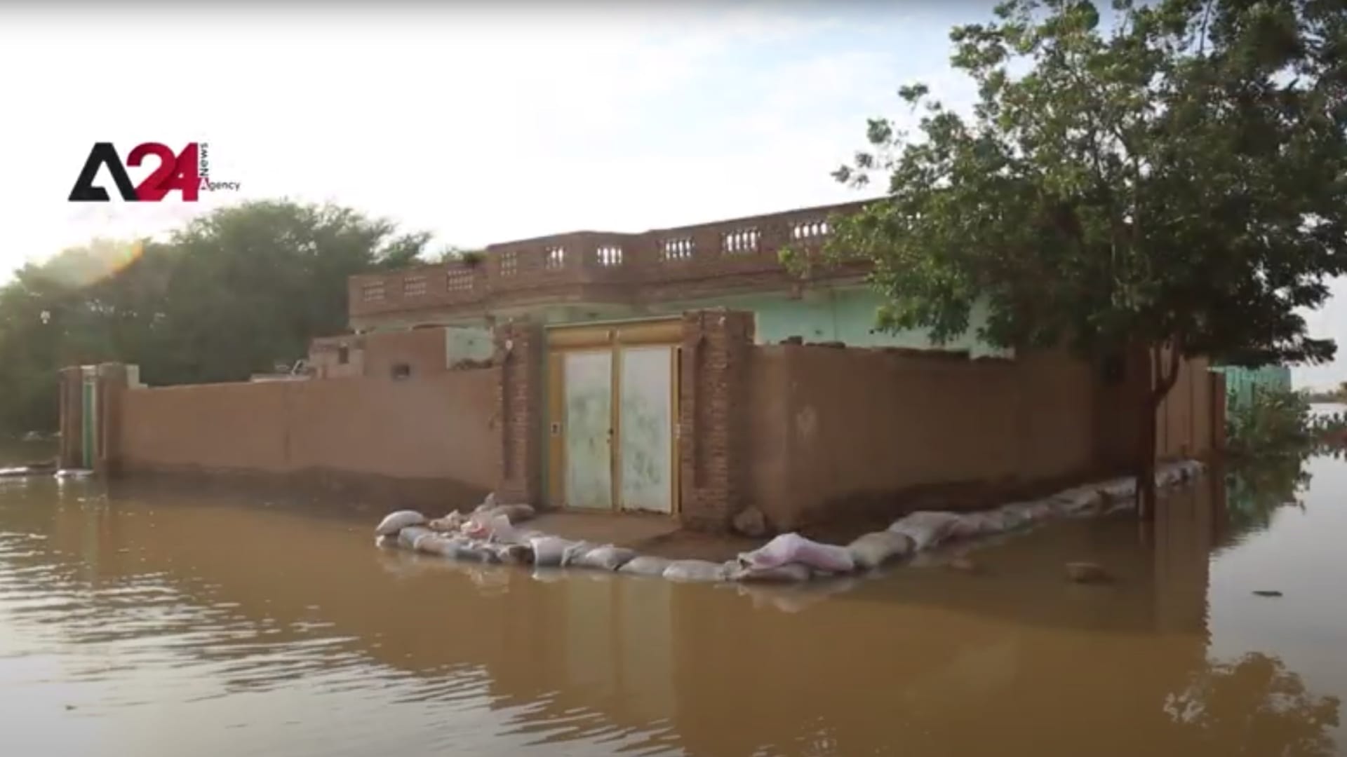 شاهد الدمار الواسع الذي خلفته الفيضانات في الخرطوم