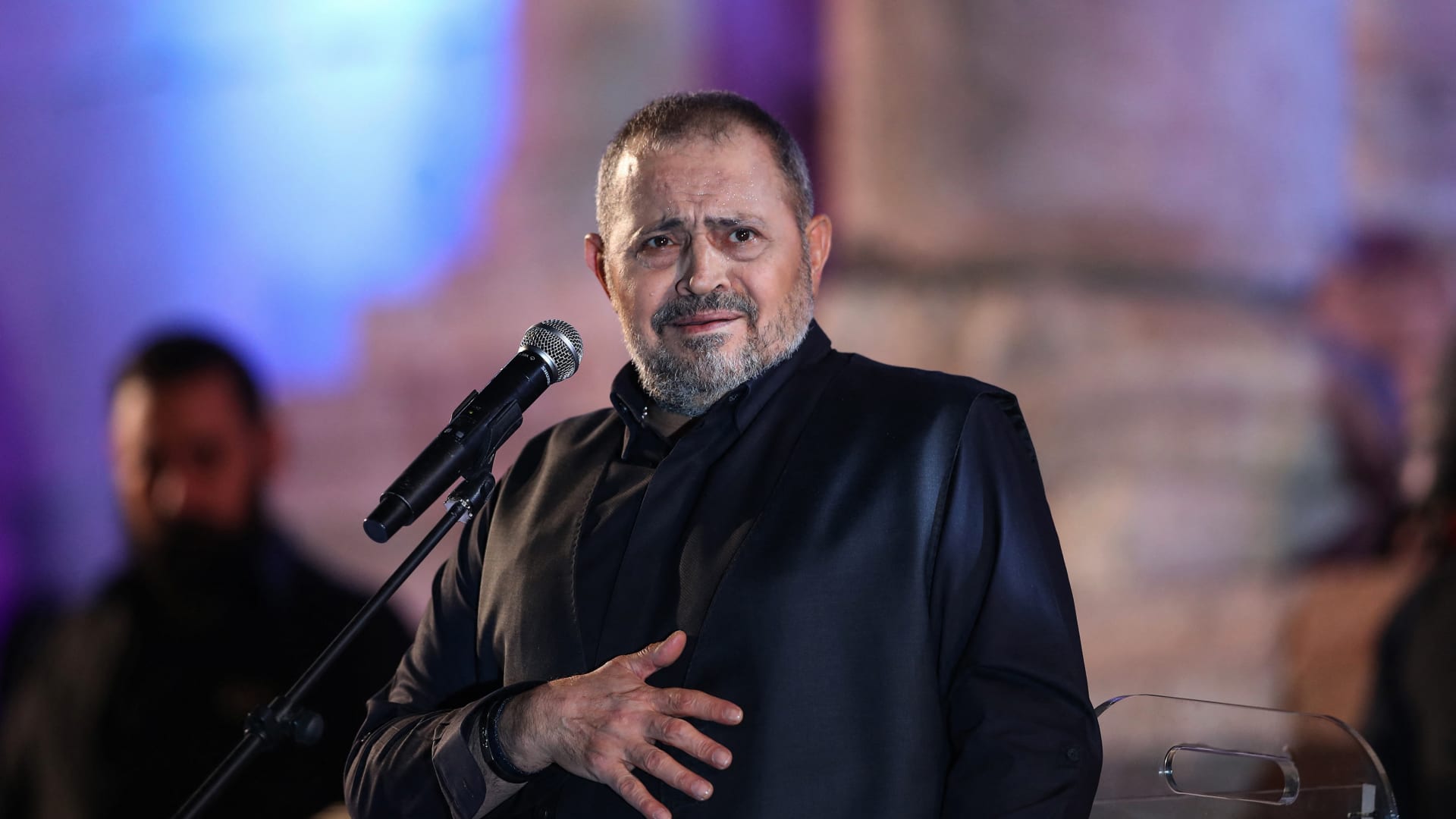 الفنان جورج وسوف في مهرجان جرش للثقافة والفنون في 24 سبتمبر 2021