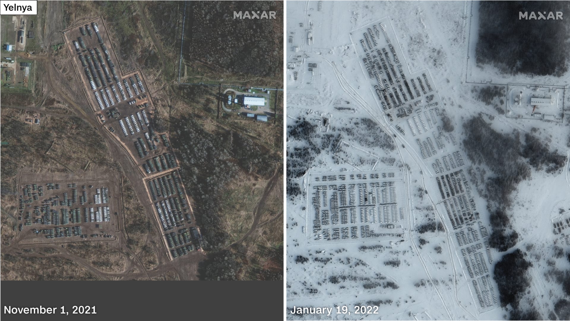 صور جديدة من أقمار صناعية تكشف زيادة عسكرية روسية حادة بالقرب من أوكرانيا