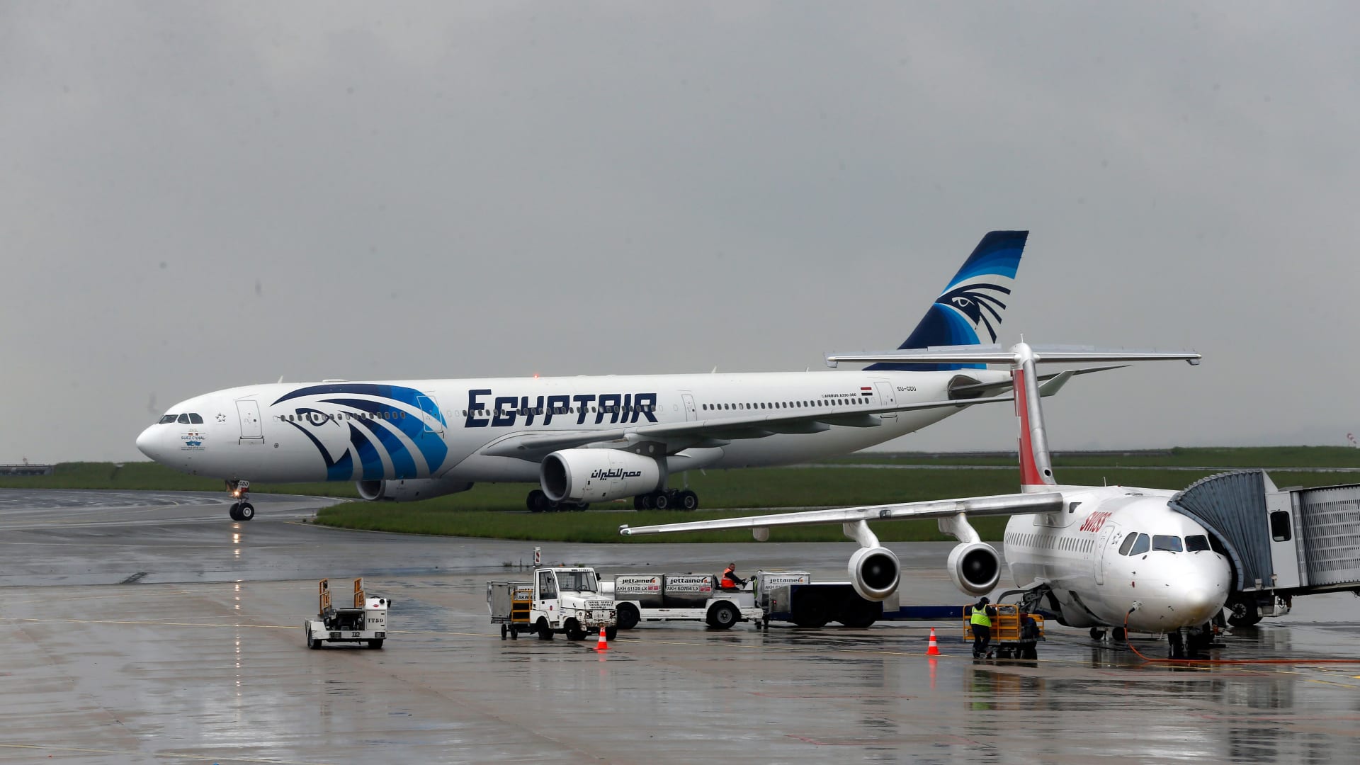 صورة ارشيفية لطائرة تابعة لطيران مصر 