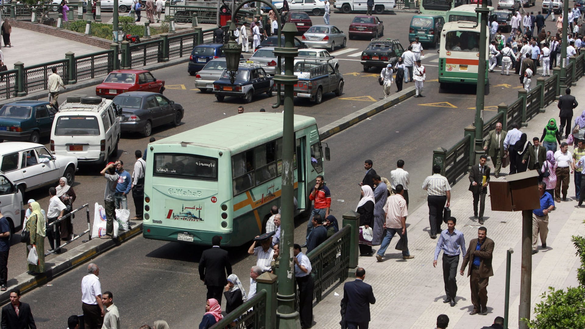 صورة ارشيفية تعبيرية لحافلة في مصر