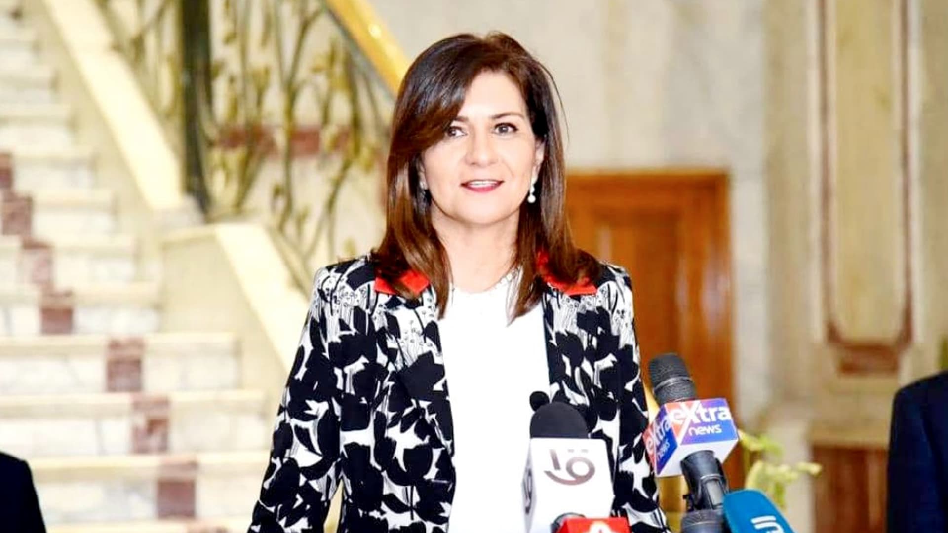 وزيرة الهجرة المصرية نبيلة مكرم