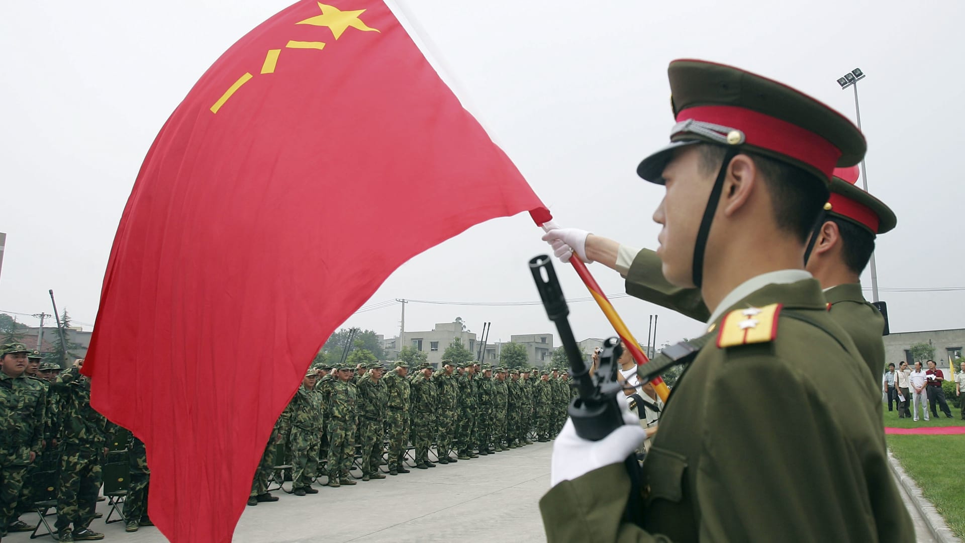 صورة أرشيفية تعبيرية لعناصر بالجيش الصيني 