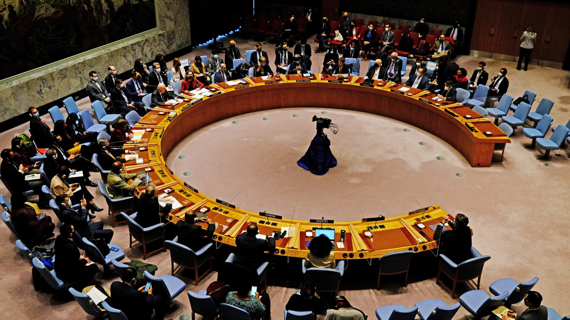 صورة أرشيفية عامة لجلسة لمجلس الأمن الدولي 