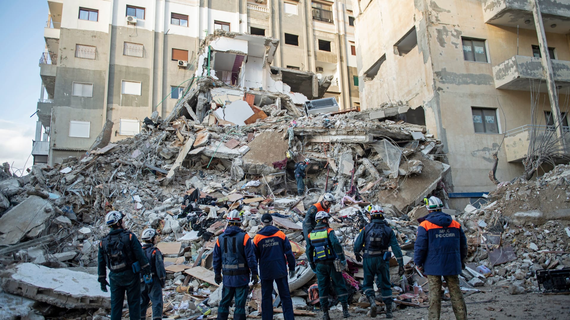 Turkey demolished building earthquake