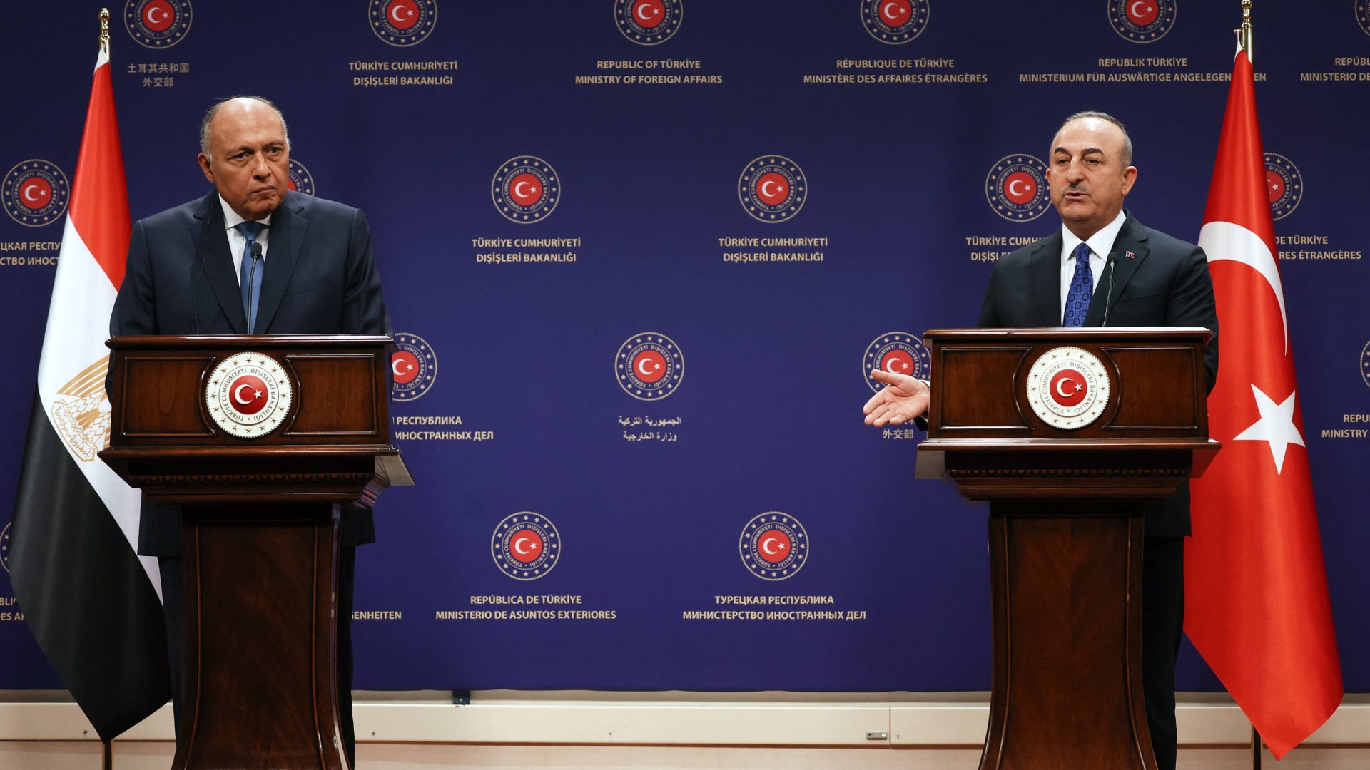 سامح شكري من أنقرة: الاتفاق على التحضير لعقد قمة بين السيسي وأردوغان
