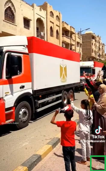 فيديو متداول لـ دخول معدات مصرية إلى قطاع غزة .. هذه حقيقته