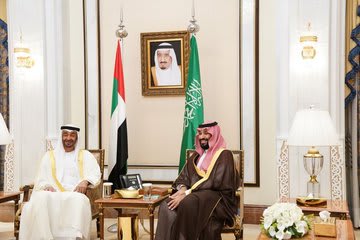 مباحثات بين ولي عهد السعودية ومحمد بن زايد ولي عهد أبو ظبي 