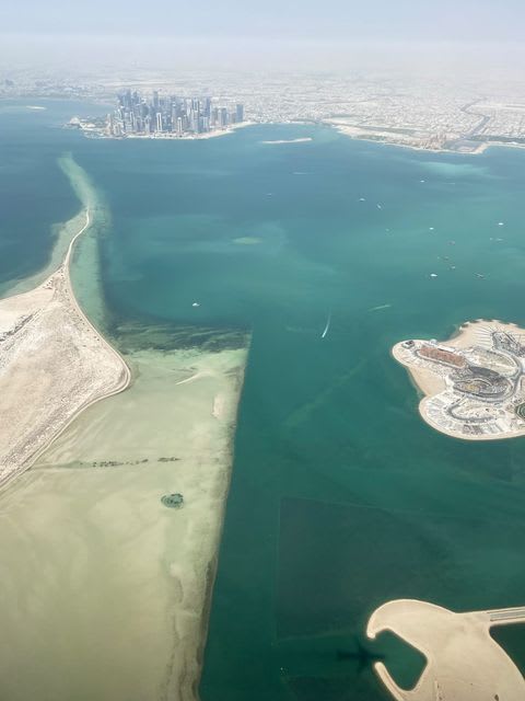 Die Insel Al Safliya in Katar
