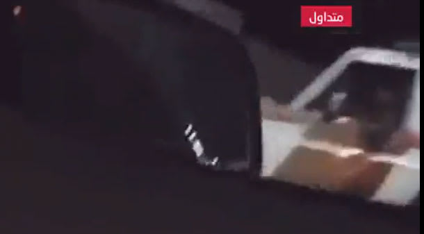 صورة من مقطع الفيديو الذي نشرته الداخلية السعودية على سناب شات