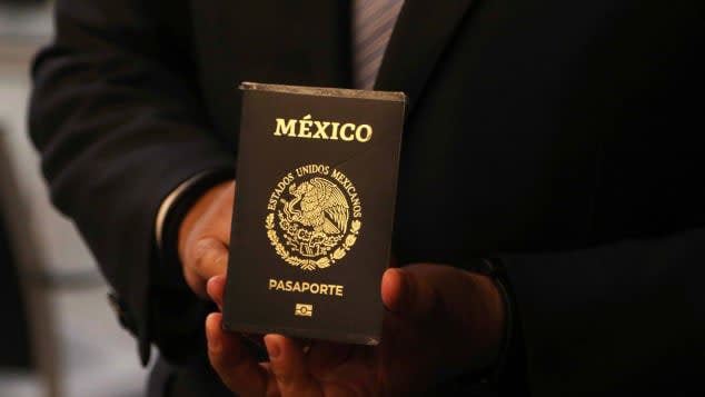 الجواز السفر المكسيكي