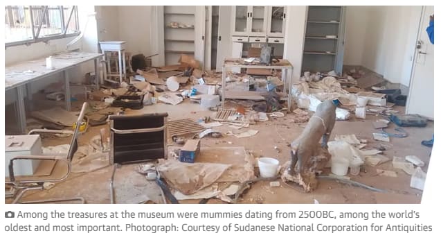 صورة منسوبة لـ نهب متحف سيئون في اليمن .. هذه حقيقتها