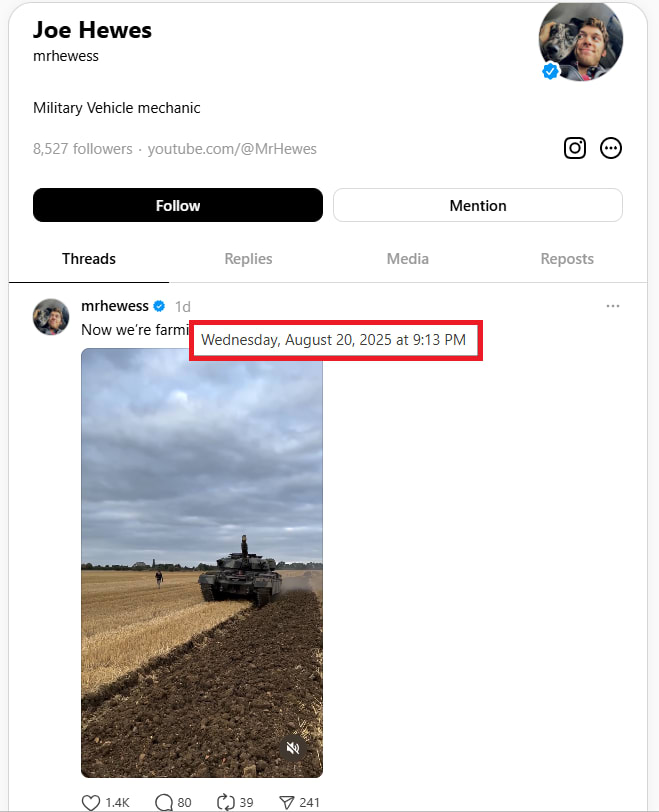 فيديو متداول لـ دبابة تحرث أرضا زراعية في سوريا .. هذه حقيقته