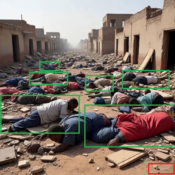 صورة متداولة لـ انتشار جثث القتلى في شوارع الفاشر .. ما صحتها؟