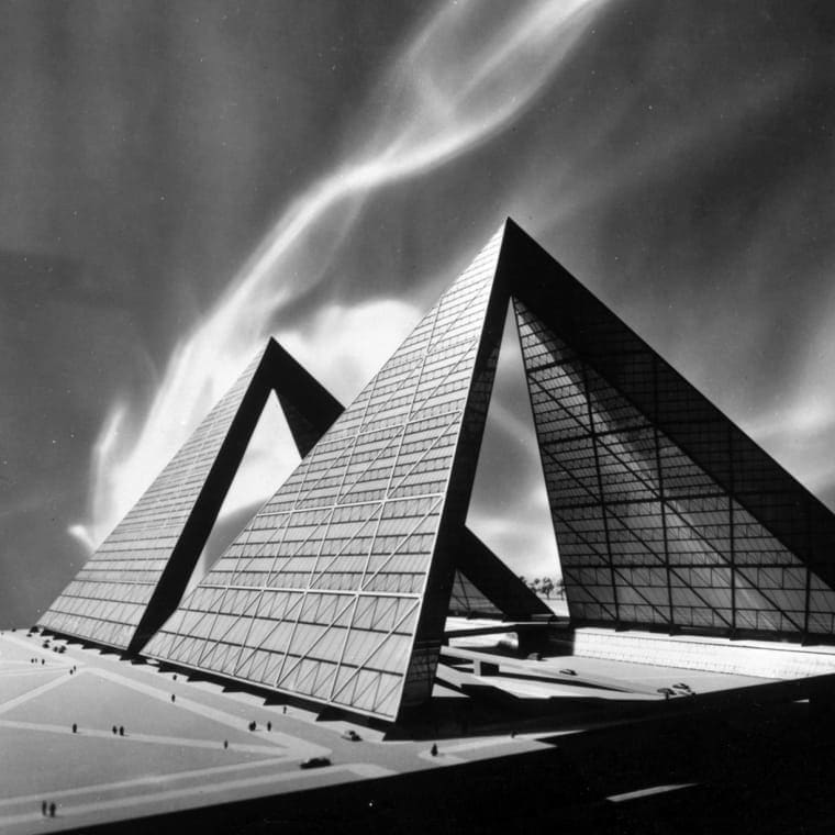 بين الواقع والخيال العلمي..هياكل معمارية عملاقة من فترة الستينيات مستوحاة من عالم مثالي