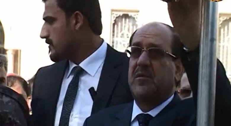 بالفيديو.. المالكي يشارك بتشييع جثمان قائد الفرقة السادسة نجم عبدالله بالفيديو.. المالكي يشارك بتشييع جثمان قائد الفرقة السادسة نجم عبدالله