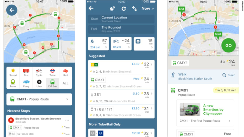 تطبيق "Citymapper" ينوي تحسين حافلات النقل العام تطبيق "Citymapper" ينوي تحسين حافلات النقل العام