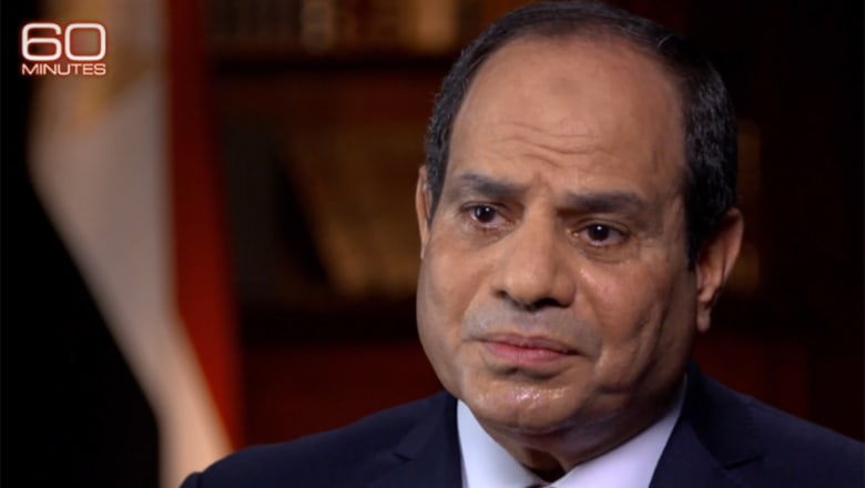 ضحك وعرق ودماء.. 8 مشاهد من حوار السيسي "المطلوب منعه" ضحك وعرق ودماء.. 8 مشاهد من حوار السيسي "المطلوب منعه"