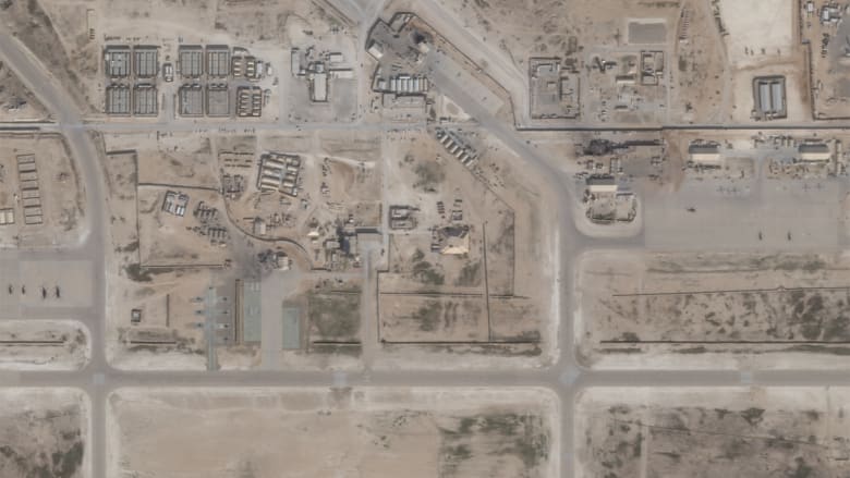 لقطات أقمار صناعية تُظهر حجم الأضرار بقاعدة عين الأسد عقب القصف الإيراني لقطات أقمار صناعية تُظهر حجم الأضرار بقاعدة عين الأسد عقب القصف الإيراني