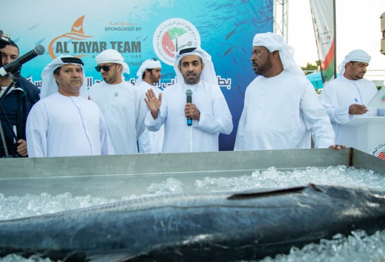 بـ160 ألف دولار.. بيع أغلى سمكة كنعد بالعالم في الإمارات بـ160 ألف دولار.. بيع أغلى سمكة كنعد بالعالم في الإمارات