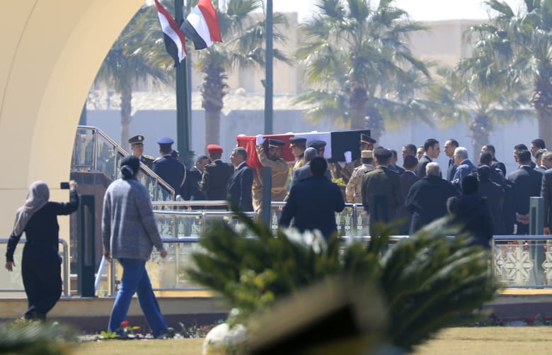 مراسم جنازة الرئيس المصري الأسبق حسني مبارك مراسم جنازة الرئيس المصري الأسبق حسني مبارك