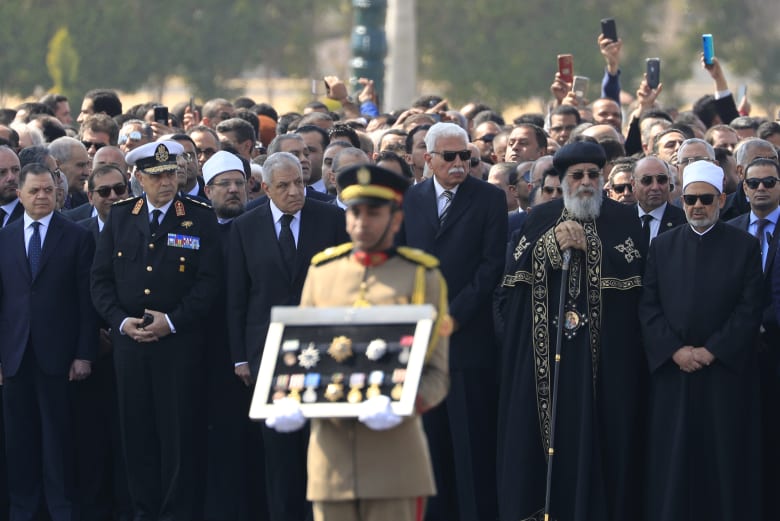 مراسم جنازة الرئيس المصري الأسبق حسني مبارك مراسم جنازة الرئيس المصري الأسبق حسني مبارك