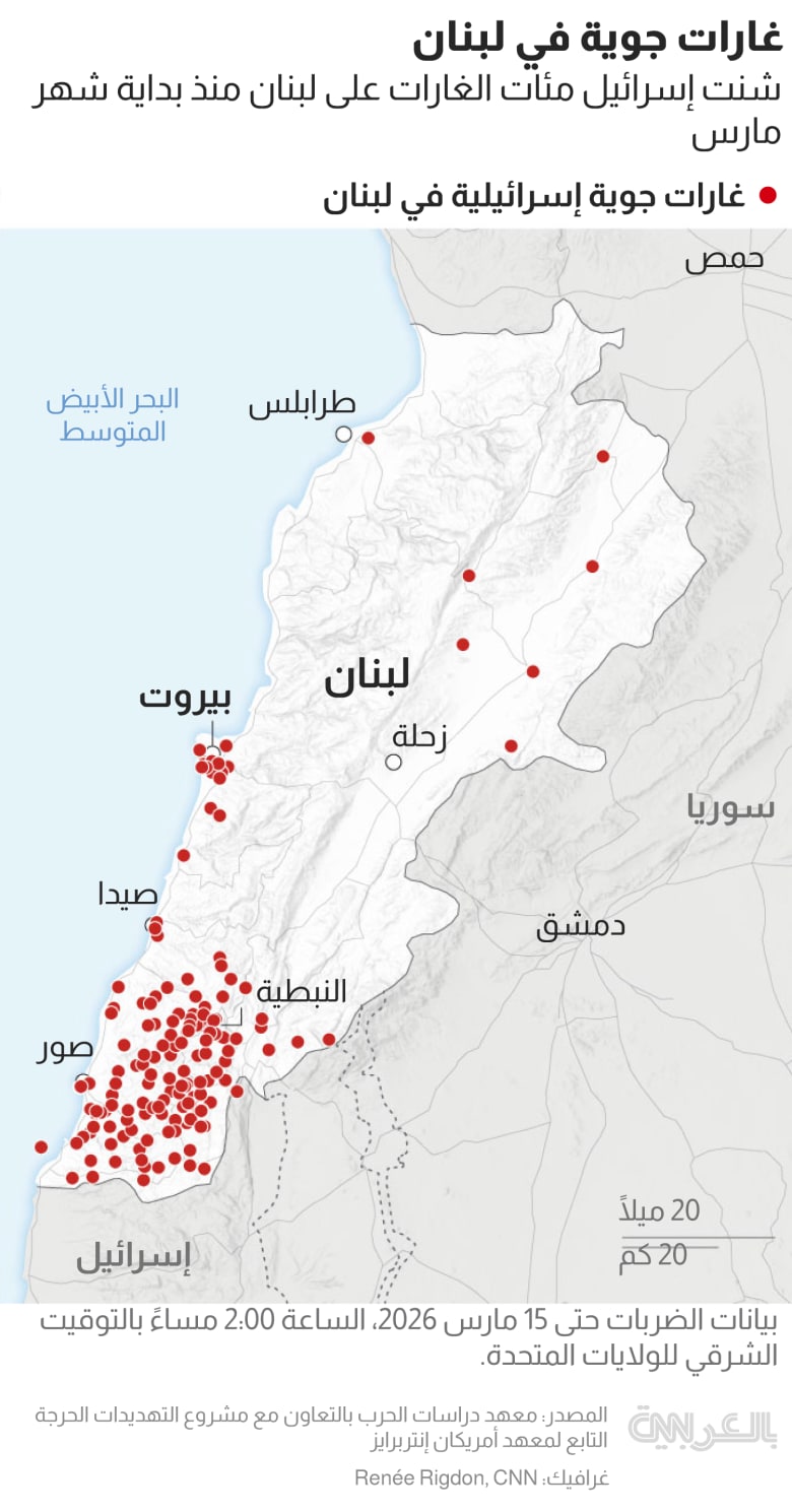 Lebanon Israel strikes 180326