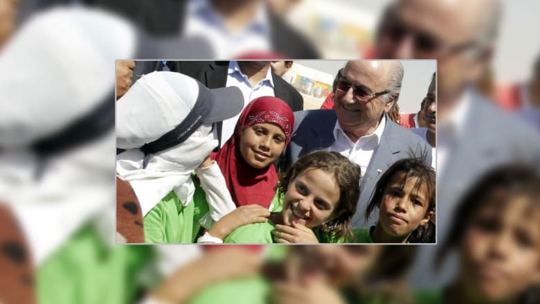 كرة القدم لبث الأمل في مخيم الزعتري كرة القدم لبث الأمل في مخيم الزعتري