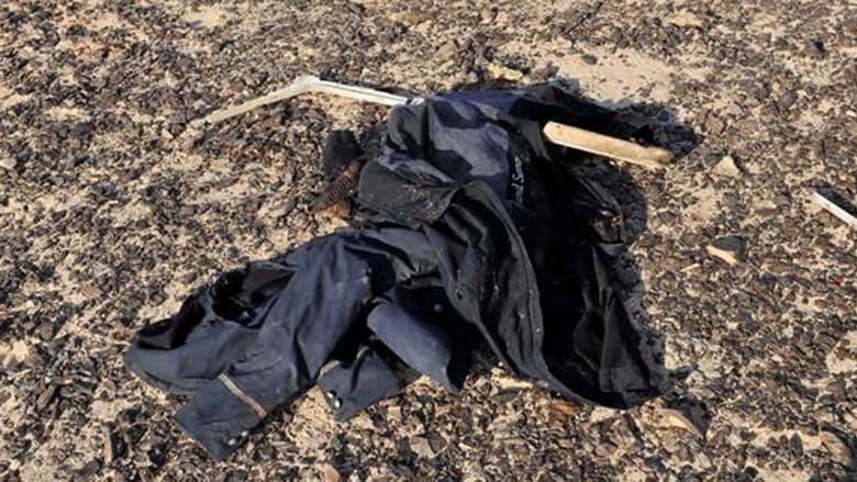 بالصور.. حطام الطائرة الروسية في سيناء بالصور.. حطام الطائرة الروسية في سيناء