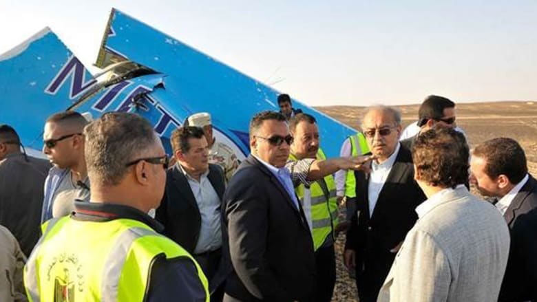 بالصور.. حطام الطائرة الروسية في سيناء بالصور.. حطام الطائرة الروسية في سيناء
