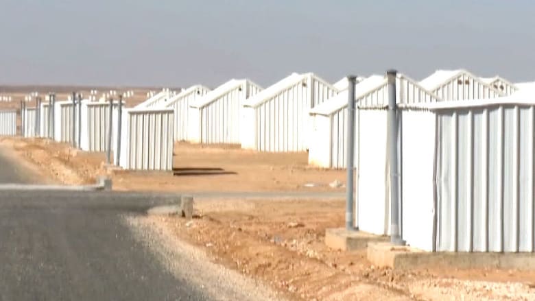 انتهاء بناء مخيم الأزرق للاجئين بالأردن