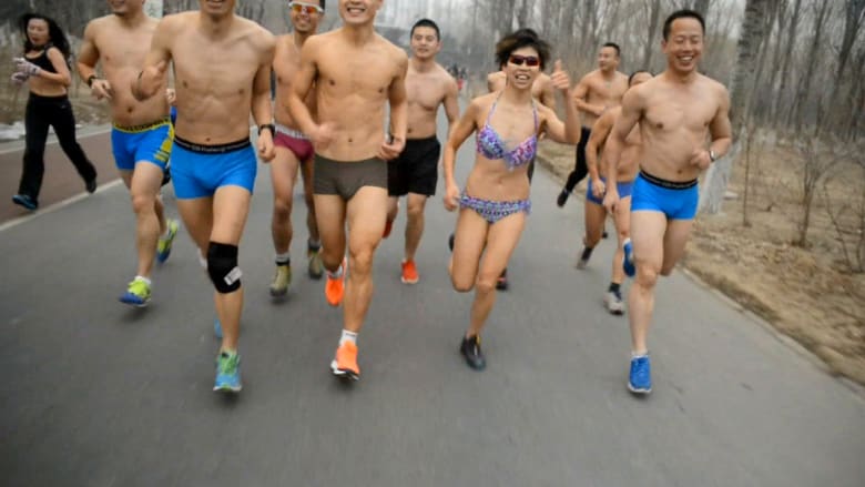 "الركض عراة" في الصين