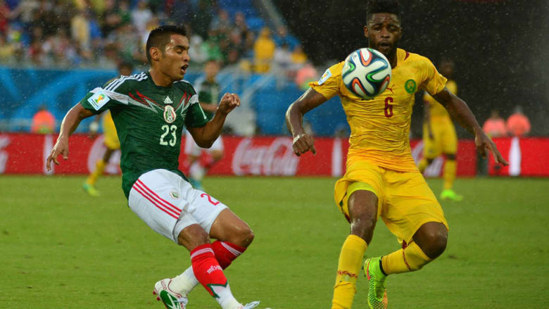 المكسيك والكاميرون بكأس العالم بالصور المكسيك والكاميرون بكأس العالم بالصور
