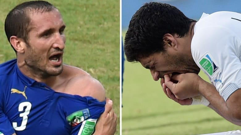 الفيفا يعاقب لويس سواريز 9 مباريات دولية ويمنعه من أي نشاط رياضي لمدة أربعة شهور الفيفا يعاقب لويس سواريز 9 مباريات دولية ويمنعه من أي نشاط رياضي لمدة أربعة شهور