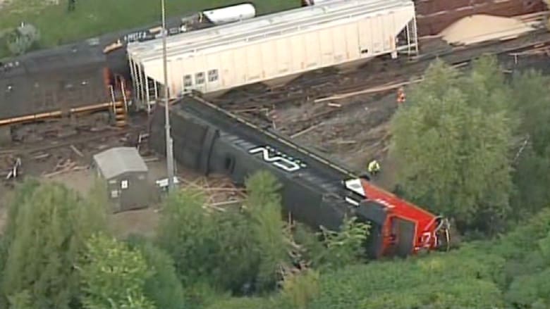 اصطدام قطارين في ولاية ويسكونسن الأمريكية