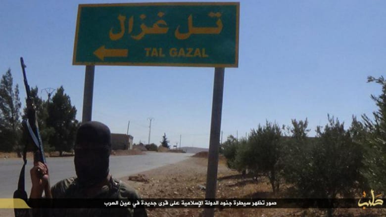 شاهد.. داعش ينشر صور تقدمه في عين العرب - كوباني شاهد.. داعش ينشر صور تقدمه في عين العرب - كوباني