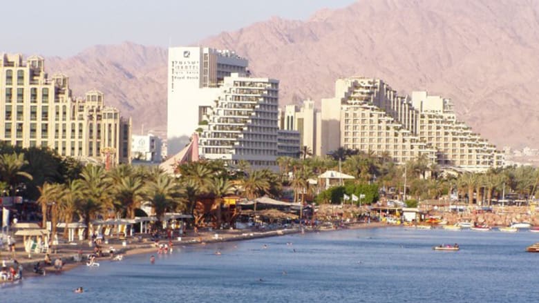 مدينة إيلات، جنوبي إسرائيل، على خليج العقبة مدينة إيلات، جنوبي إسرائيل، على خليج العقبة