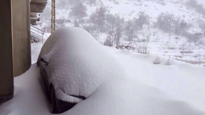الثلوج بمنطقة عاليه في لبنان - أرسلتها هدى درغام الثلوج بمنطقة عاليه في لبنان - أرسلتها هدى درغام