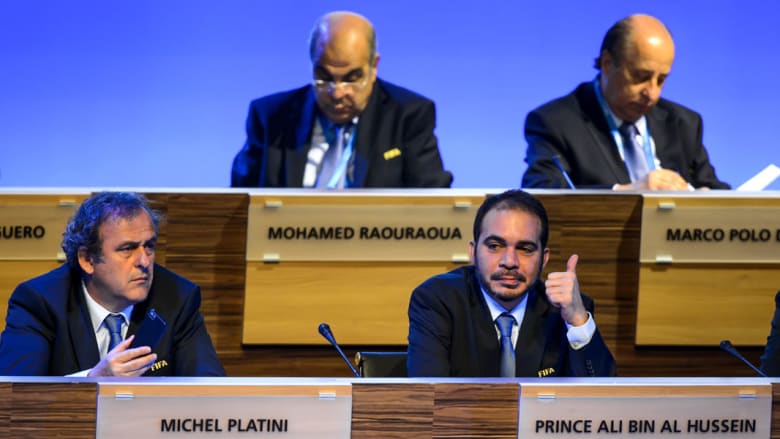 الأمير علي يعلن ترشحه لرئاسة "الفيفا".. الاتحاد الآسيوي ملتزم بدعم بلاتر وأحمد الفهد: مازال مبكراً الأمير علي يعلن ترشحه لرئاسة "الفيفا".. الاتحاد الآسيوي ملتزم بدعم بلاتر وأحمد الفهد: مازال مبكراً