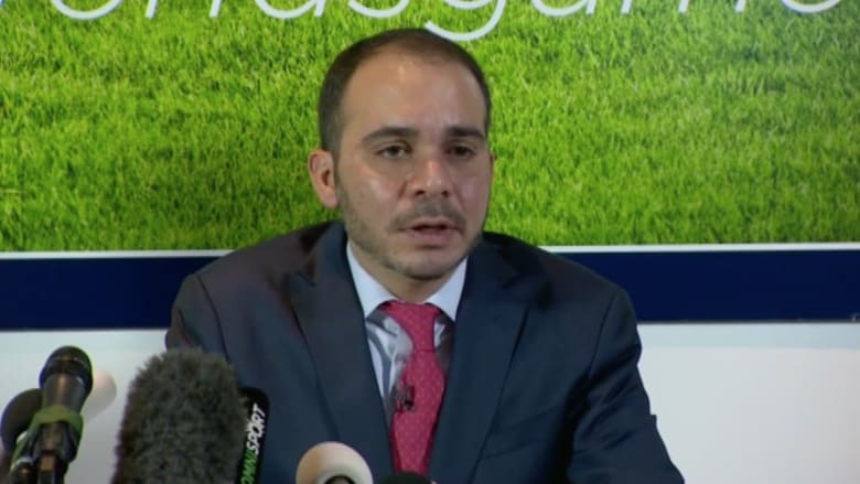 الأمير علي بن الحسين: إذا أصبحت رئيس الفيفا سأتحمل المسؤولية