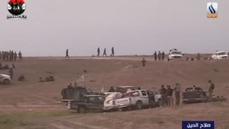 بالفيديو.. تعزيزات تصل للقوات العراقية