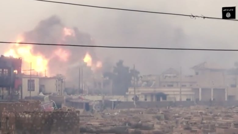 العراق.. تفجير مبنى أمني في هجوم انتحاري مزدوج لمسلحي داعش بالرمادي