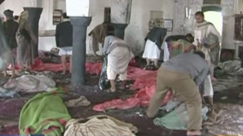 بالفيديو.. تفجيرات انتحارية تهز مسجدين باليمن وداعش "يتبنى" العملية