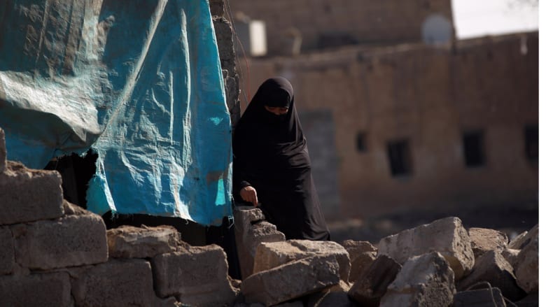 آثار الغارات في عملية "عاصفة الحزم" على مواقع الحوثيين في صنعاء آثار الغارات في عملية "عاصفة الحزم" على مواقع الحوثيين في صنعاء