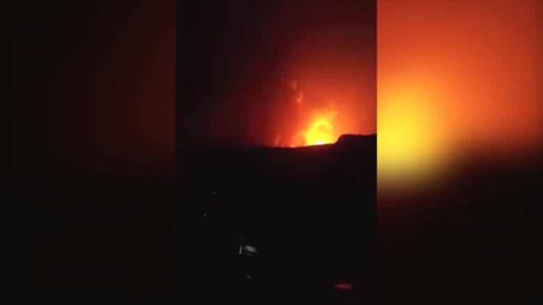 بالفيديو.. قصف في فج عطان بصنعاء