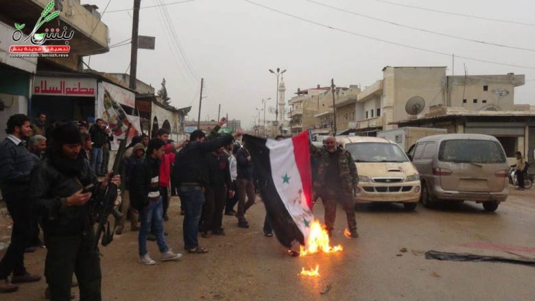 بالصور.. إدلب بعد "تحريرها" على يد المعارضين السوريين بالصور.. إدلب بعد "تحريرها" على يد المعارضين السوريين