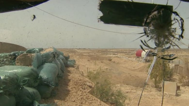 عدسة CNN تلتقط قصف"داعش" في الرمادي  