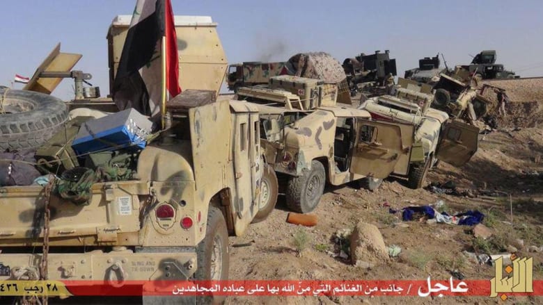 بالصور.. داعش ينشر لقطات من "الغنائم" في الرمادي بالصور.. داعش ينشر لقطات من "الغنائم" في الرمادي
